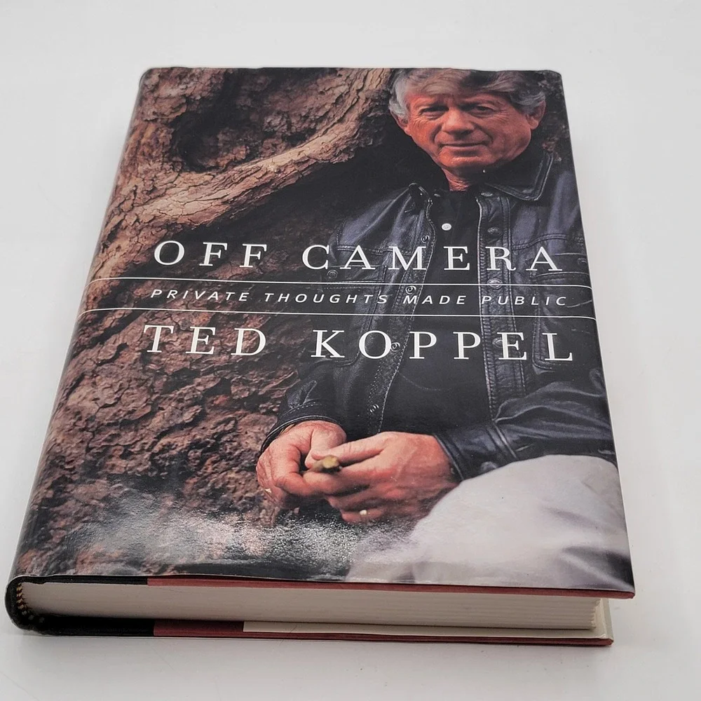 Ted Koppel Off Camera Private Thoughts Made Public Hardcover 1st Ed Good